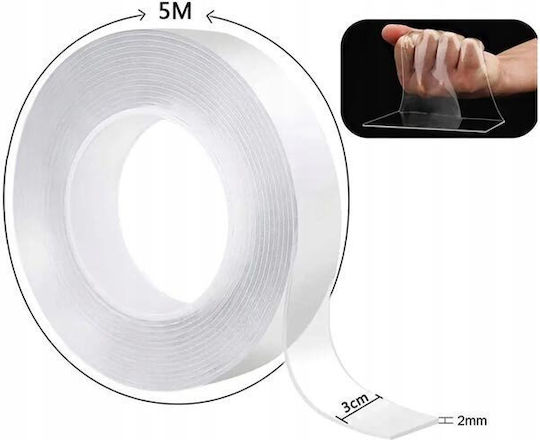 Dual Transparent Nano Tape 5m