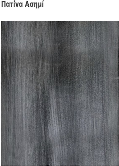 GTMED Metallic Fireplace Screen with 2 Panels 80x30x50cm Silver