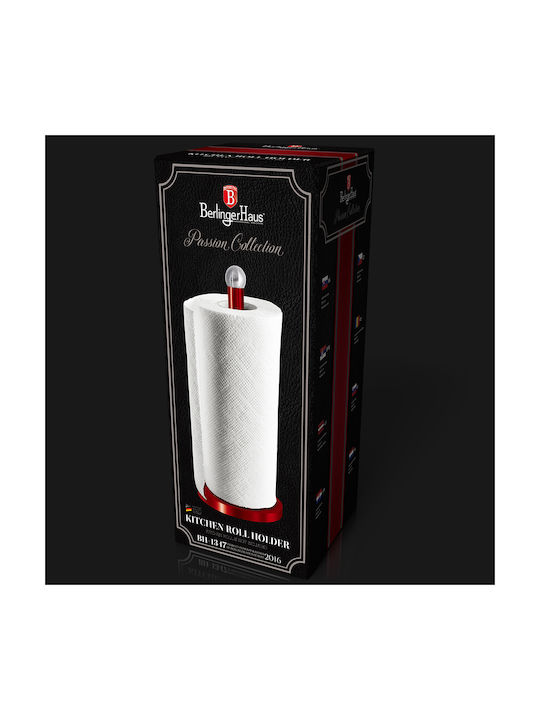 Berlinger Haus Metallic Line Suport pentru prosoape de hârtie Metalică Roșie 15cm BH-1347