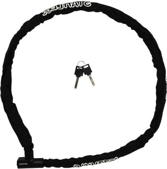Stahlex Bicycle Cable Lock with Key Black