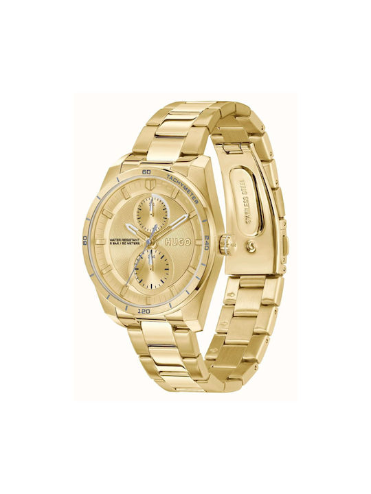 Hugo Boss Uhr mit Gold Metallarmband