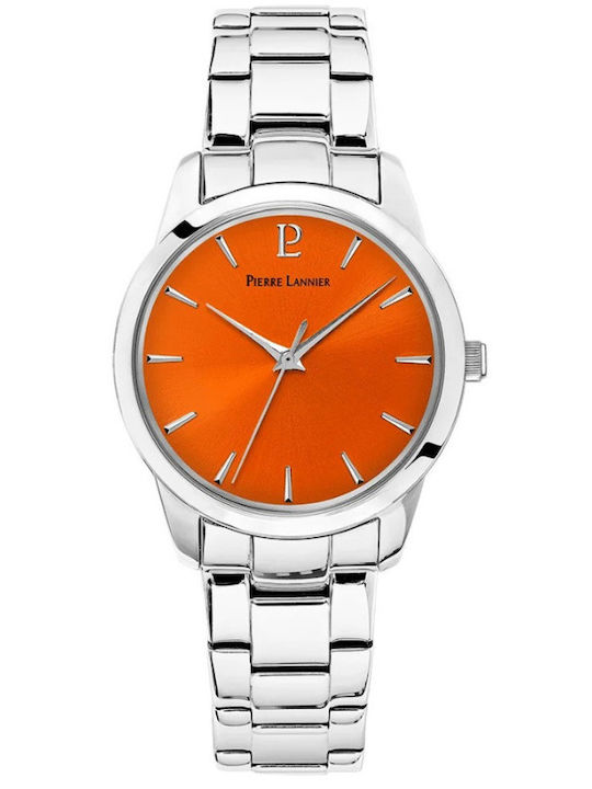 Pierre Lannier Women's Watch with Silver Metal Bracelet