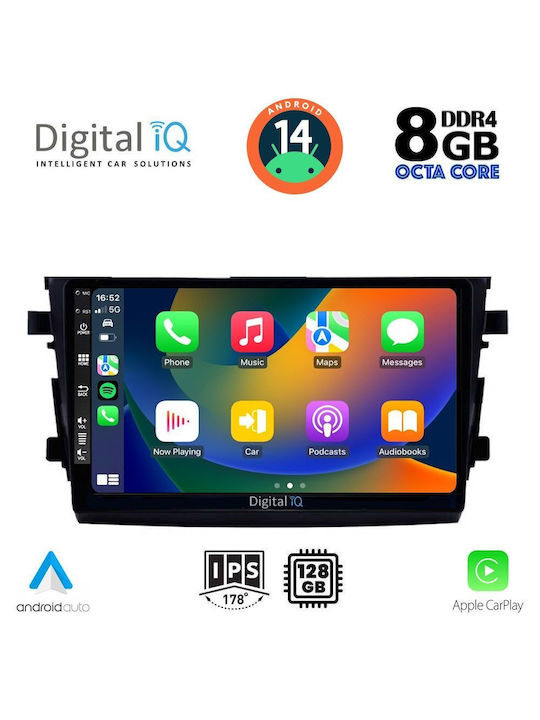 Digital IQ Car Audio System for Suzuki Celerio 2015> (Bluetooth/USB/AUX/WiFi/GPS/Apple-Carplay/Android-Auto) with Touch Screen 9"