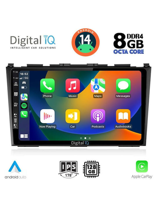 Digital IQ Car Audio System for Honda CR-V 2006-2012 (Bluetooth/USB/AUX/WiFi/GPS/Apple-Carplay/Android-Auto) with Touch Screen 9"