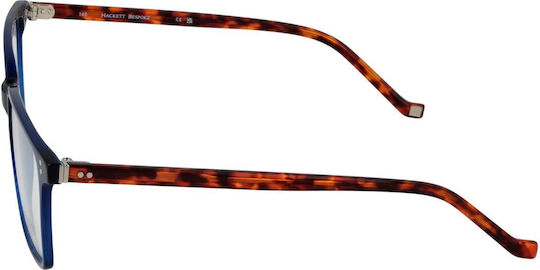 Hackett Männlich Kunststoff Brillenrahmen Blau HEB290-608