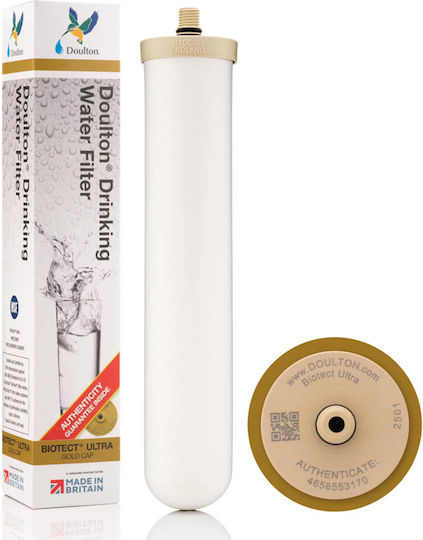 Doulton D-CS M12 Water Filtration System Single Countertop with Replacement Filter Doulton Biotect Ultra M12 0,2μm 50-0041
