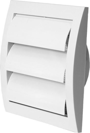 Europlast Περσίδα Εξαερισμού 14.8x15.3cm Ορθογώνια με Σίτα