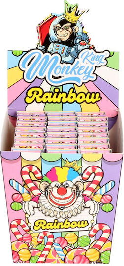 Foițe de rulat Monkey King Rainbow King Size Slim cu filtre 32 foițe