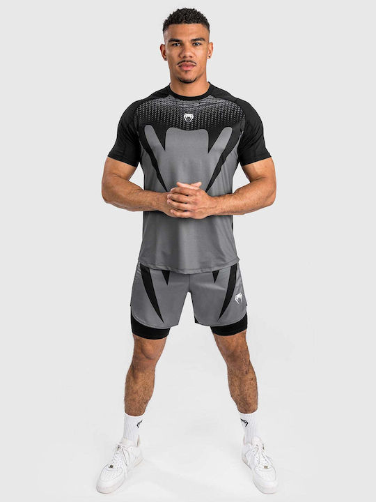Venum Short Sleeve Shirt VENUM-05214-001 for MMA / Jiu-Jitsu Black