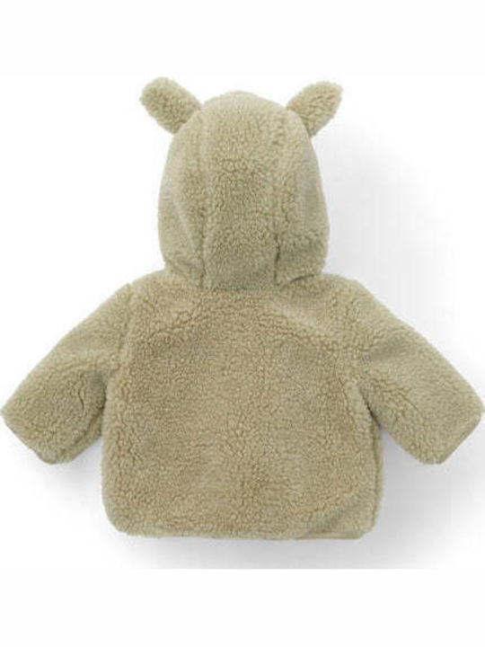 Kids Cardigan Teddy Soft Green