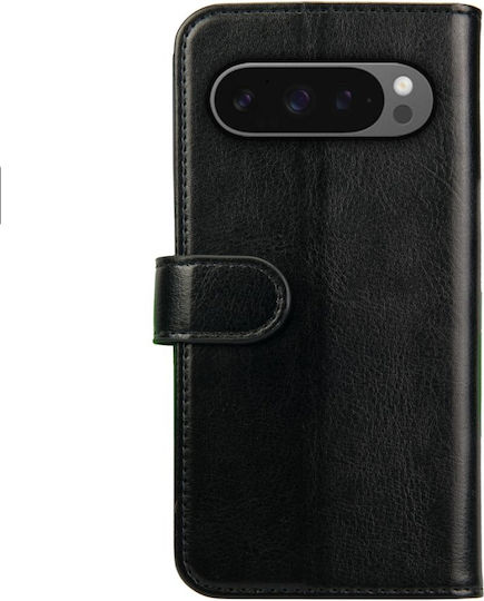 Rosso Element Pu Brieftasche Synthetisches Leder / Silikon Schwarz (Google Pixel 9 Pro XL)