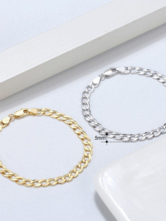 Jooliete Women's Silver Chain Bracelet 19cm