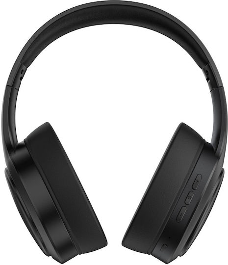 Boompods HP2BLK Ασύρματα Bluetooth On Ear Ακουστικά με 50 ώρες Λειτουργίας Μαύρα