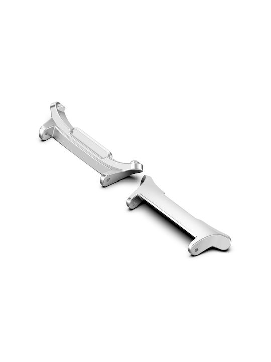 Conector curea ceas metalic din oțel inoxidabil negru pentru Samsung Galaxy Watch Ultra 47mm, 1 pereche, 22mm