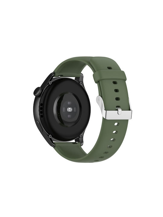 Huawei Watch 4 Watch 4 Pro Μονόχρωμο Λουράκι Ρολογιού Σιλικόνη Ανοξείδωτο Ατσάλι Σκούρο Πράσινο Huawei Watch 4 Watch 4 Pro Μονόχρωμο Λουράκι Ρολογιού Σιλικόνη Ανοξείδωτο Ατσάλι Σκούρο Πράσινο