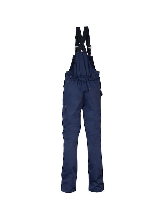 Cofra Mombasa Work Coveralls Dungarees Cotton Navy Blue V184-0-02