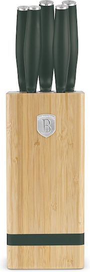 Berlinger Haus Collection Set of Knives with Base Made of Stainless Steel 6 Pieces