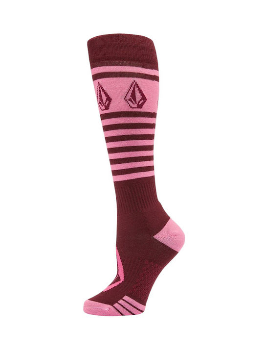 Volcom Striker Damen Socken Burgundisch 1Pack