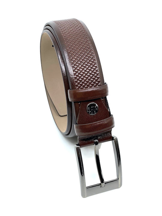 Legend Accessories Men's Artificial Leather Belt Brown