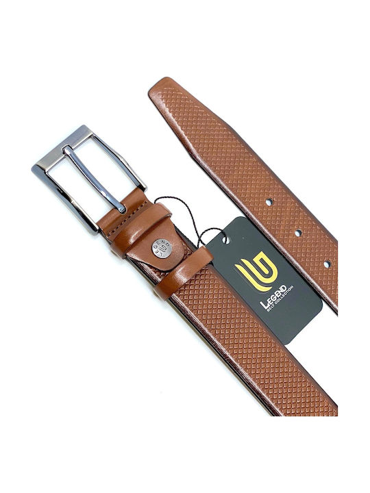 Herren Gürtel aus Künstliches Leder Tabac Braun