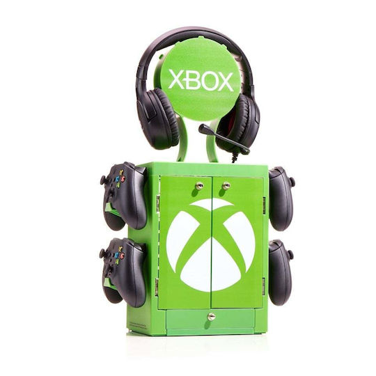 Numskull Gaming Locker Stație de încărcare pentru 4 controllere Xbox Series X/S Alb