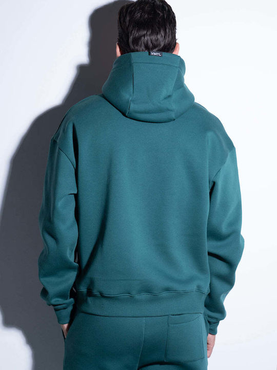 Sweatshirt with Hood Petrol (Item J062)