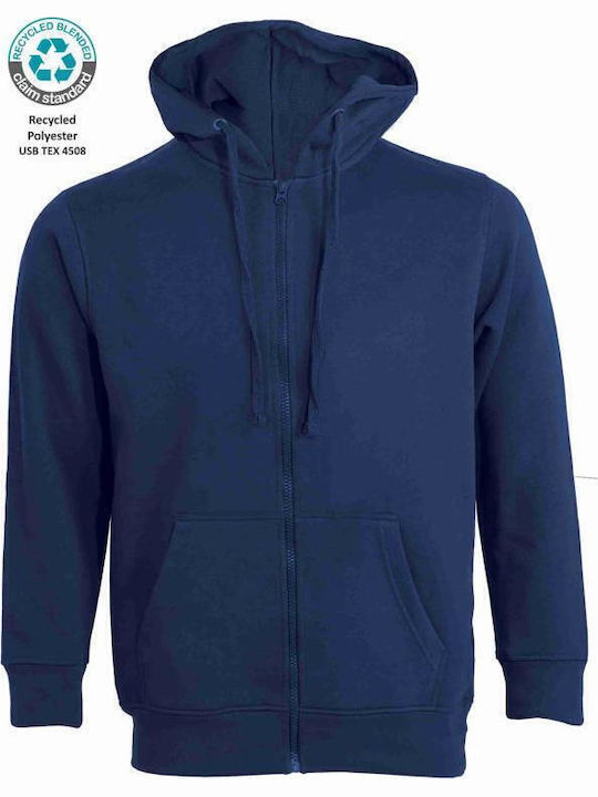 Kprime Unisex Διαφημιστικό Φούτερ Μακρυμάνικο σε Μαύρο Χρώμα