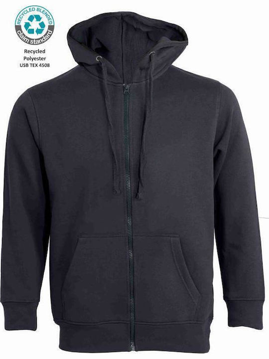 Kprime Unisex Long Sleeve Promotional Sweatshirt Black