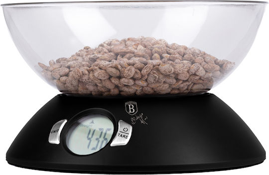 Berlinger Haus Ψηφιακή Ζυγαριά Κουζίνας με Κάδο έως 5kg Μαύρη
