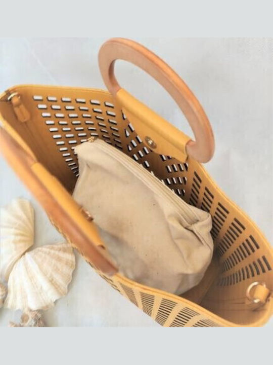 Women's Bag Tote Handbag Yellow