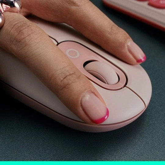 Logitech POP Emoji Ασύρματο Bluetooth Ποντίκι Graphite