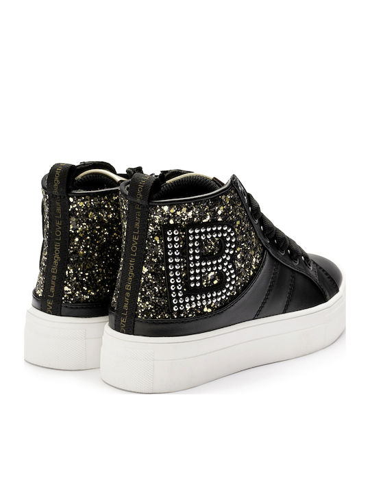 Παιδικά Sneakers High Μαύρα