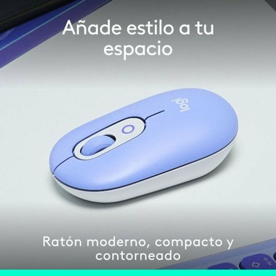 Logitech POP Emoji Wireless Bluetooth Mouse Lila