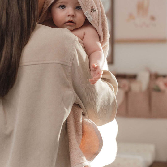 Little Dutch Baby Hooded Towel Blossom 75x75cm