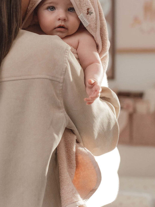 Little Dutch Baby Hooded Towel Blossom 100x100cm