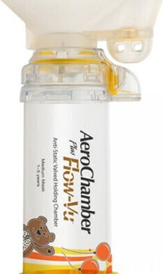 Trudell Plus Flow-Vu Medium Spacer Device with Mask & Mouthpiece