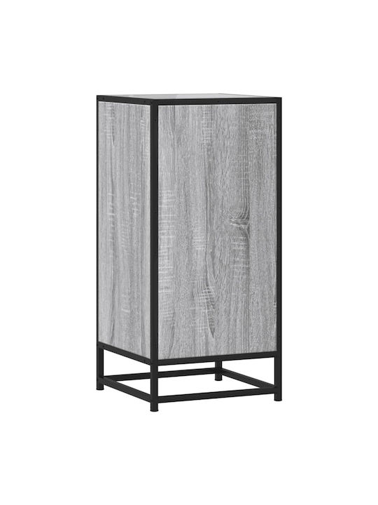 Wohnzimmer Nische aus Holz & Metall Grau Sonoma 35.5x35x76cm