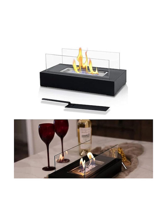 Kamin Draußen Metallisch Braun 35x16x18cm
