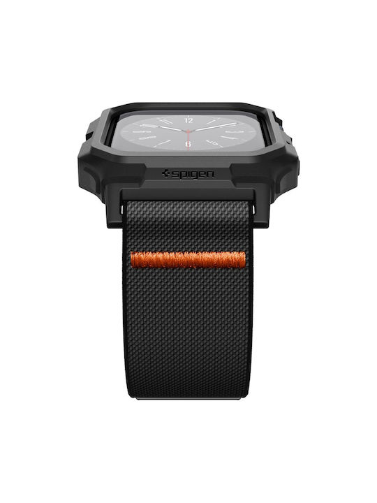 Spigen Lite Fit "pro" Пластмасов Калъф в Черен цвят за Apple Watch 10 42 мм