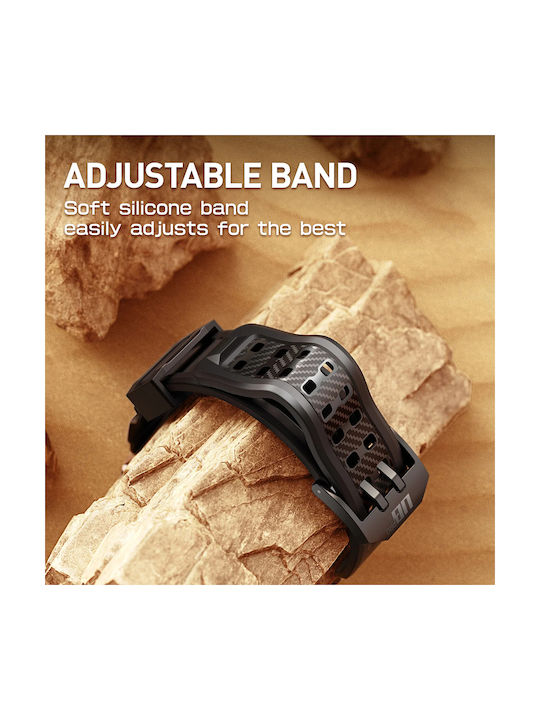 Supcase Πλαστική Θήκη σε Μαύρο χρώμα για Apple Watch 10 46mm