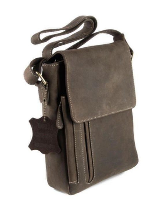 Leather Men's Bag Shoulder / Crossbody Brown