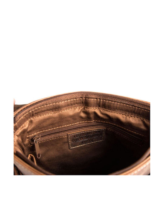 Leather Men's Bag Shoulder / Crossbody Brown