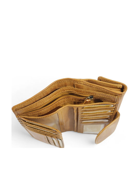 Large Leather Women's Wallet Brown