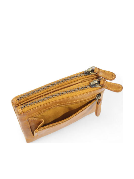 Small Leather Women's Wallet Brown