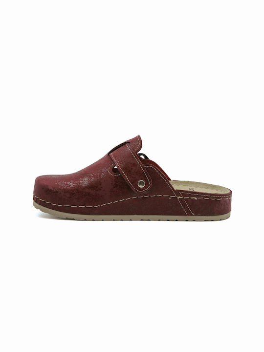 Vesna Women's Anatomic Clogs Burgundy