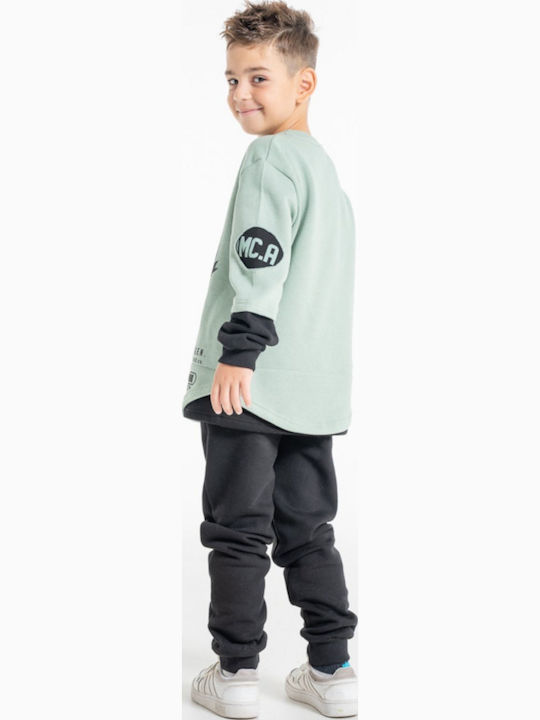 Kinder Sweatpants Set - Jogginganzug Bay Leaf Mint 2Stück