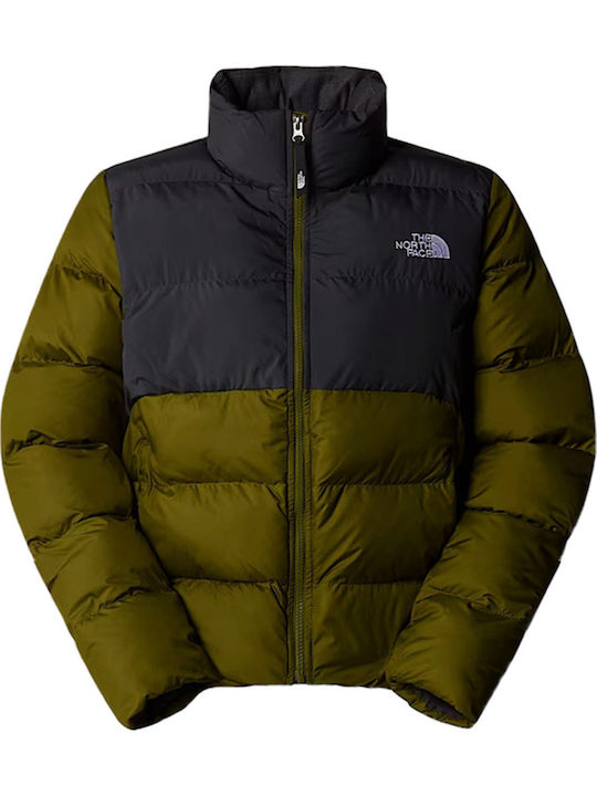 Saikuru Jacket Κοντό Γυναικείο Μπουφάν για Άνοιξη/Φθινόπωρο Πράσινο