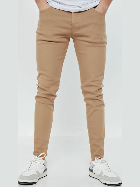 Мъжки Дънкови Панталони Dark Beige