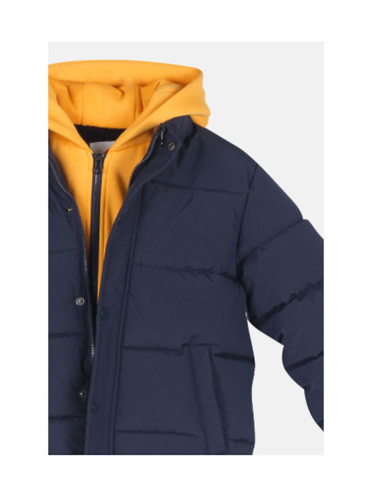 Joyce Kinderjacke mit Futter & Kapuze Navy Blue