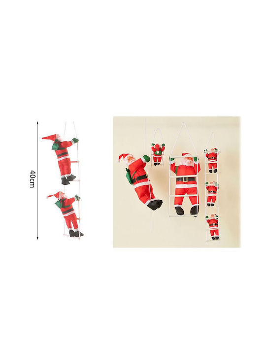 Santa Claus in Ladder Red